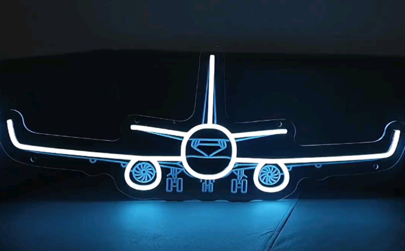 Airplane Neon Sign,Led Light Sign,Handmade Sign,Airplane Wall